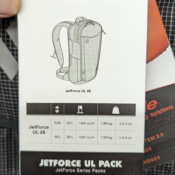 NWT Black Diamond Jetforce 26L Avalanche Pack first aid M/L - Picture 3 of 10